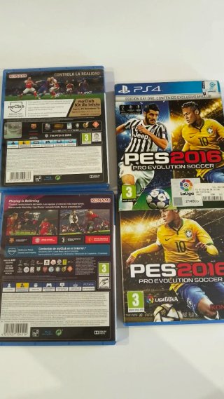 Lote 3 Juegos PES PS4: 2016, 2017, 2020