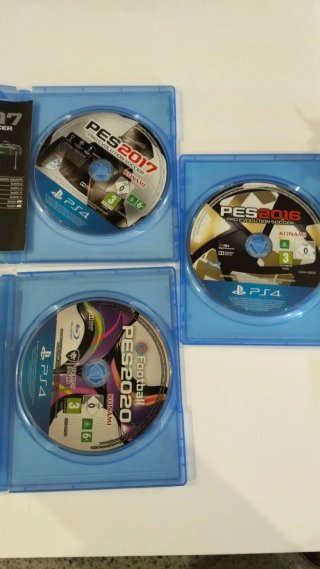 Lote 3 Juegos PES PS4: 2016, 2017, 2020