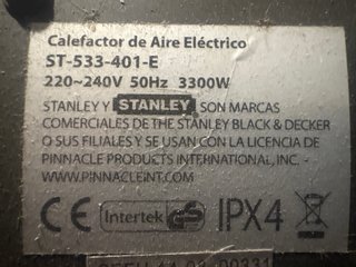 Calefactor Industrial Stanley