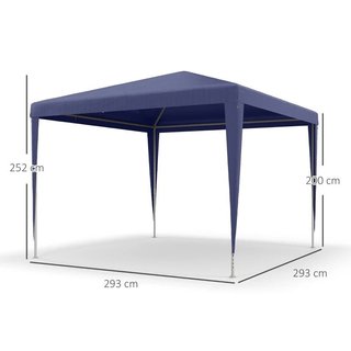 Carpa cenador desmontable 3x3m