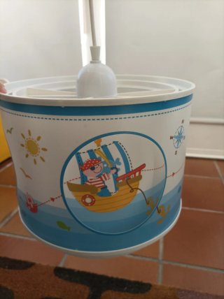 Lámpara infantil pirata