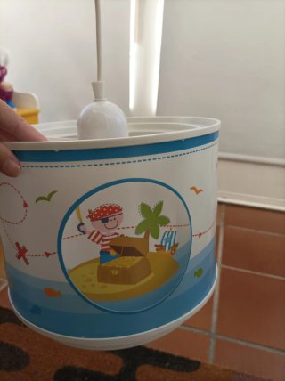 Lámpara infantil pirata