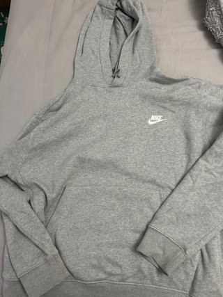 Lote 2 Sudaderas Nike Gris y Blanca