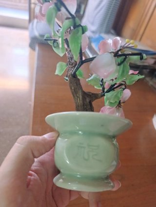 Maceta China con Flores de Cerezo