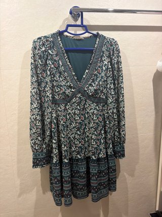 Vestido Springfield floral talla M