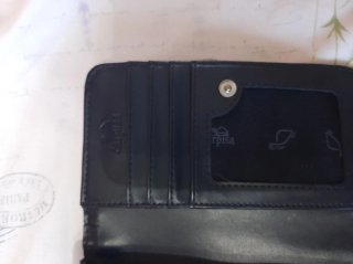 Cartera Carpisa azul y blanca