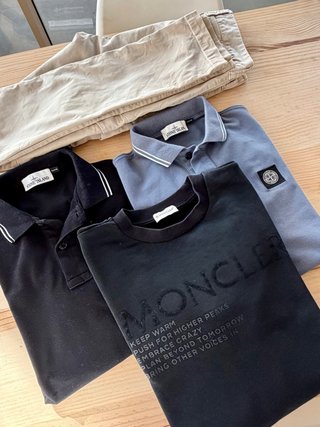 Ropa Stone Island y Moncler