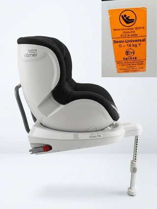 Silla Coche Britax Römer Negra