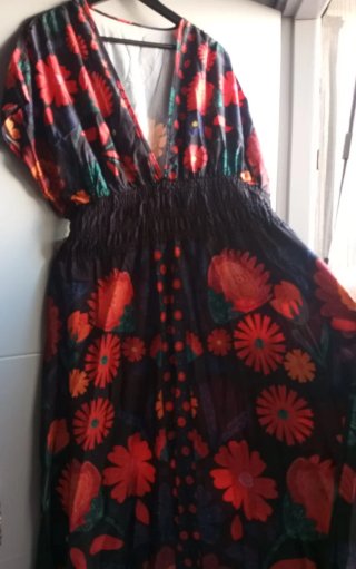 Vestido estampado floral talla 2XL