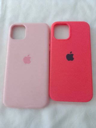 Fundas iPhone 11/12 Rosa y Roja