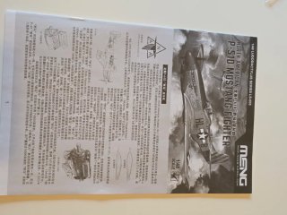 Maqueta Meng P-51D Mustang 1/48 LS006