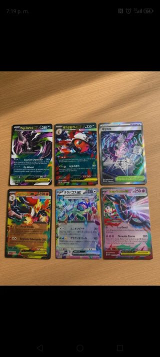 Pack Cartas Pokémon Mega-Darkrai, Mega-Delphox, Te