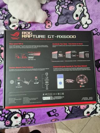 Router ASUS ROG Rapture GT-AX6000 WiFi 6