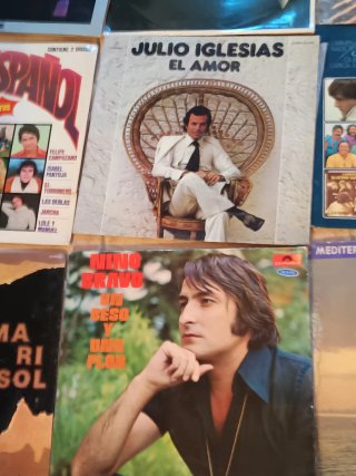 Lote de 26 Vinilos LP 12 pulgadas, años 70.