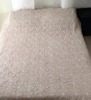 Bellissimo copriletto fatto a mano