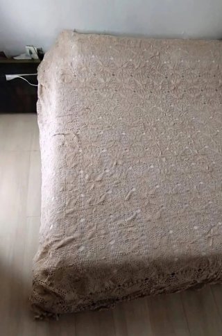 Bellissimo copriletto fatto a mano