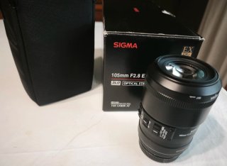 Objetivo Sigma 105mm F2.8 EX DG OS Macro Canon EF