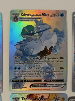 Carte Pokemon vmax vastro lycanroc nuove mai usate