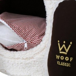 Cama Cueva Oso Woof Classic Premium Nueva