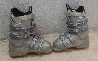 Botas de esquí Salomon plateadas