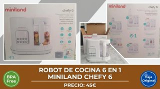 Robot Cocina Miniland Chefy 6 + Caja original