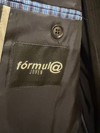 Traje de caballero negro