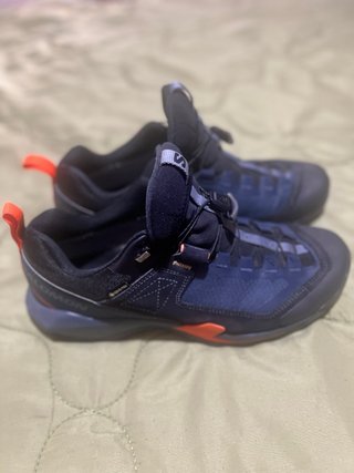 Zapatillas Salomon Trekking Azul Naranja