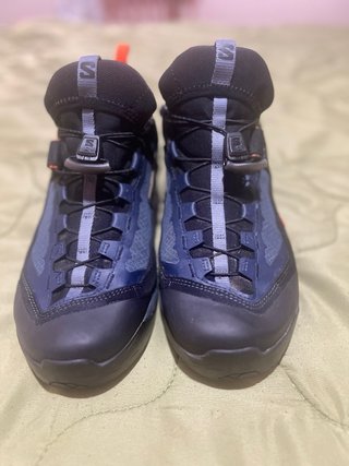 Zapatillas Salomon Trekking Azul Naranja