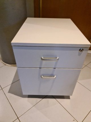 Cajonera Oficina 2 Cajones Blanca