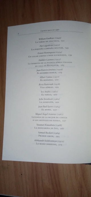 Cuentos para un siglo. 100 años de Premios Nobel..