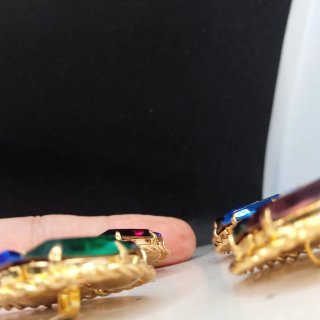 Bottoni Vintage Gioiello Strass