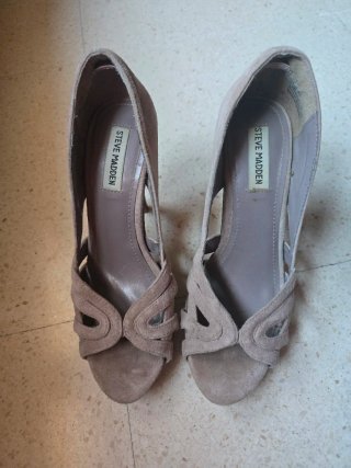 Zapatos de piel Steve Madden talla 7 y 1/3 (38)