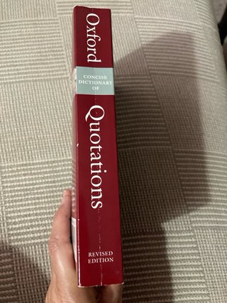 The Concise Oxford Dictionary of Quotations
