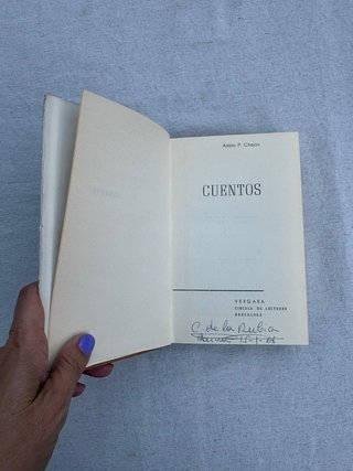 Libro Cuentos de Chejov, edicion 1963