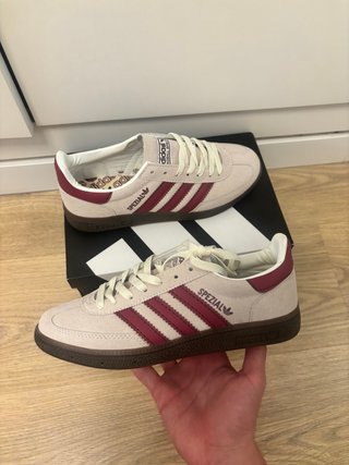 Adidas Spezial Beige/Rojo