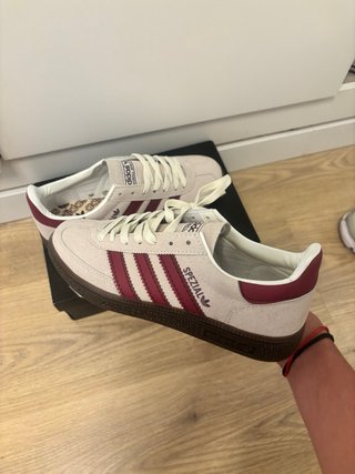 Adidas Spezial Beige/Rojo