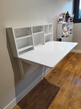 Escritorio abatible de pared