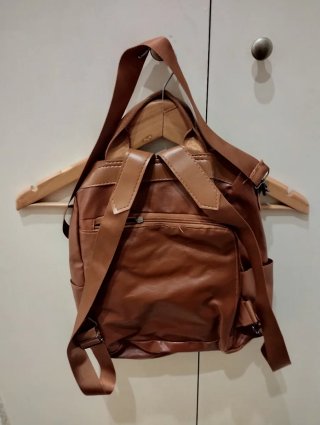 Mochila mujer marrón