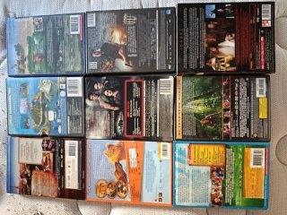 Lote Películas DVD: Ratatouille, Nemo, Up, Eclipse