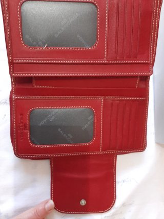 Portafoglio Balenciaga Pelle Rossa