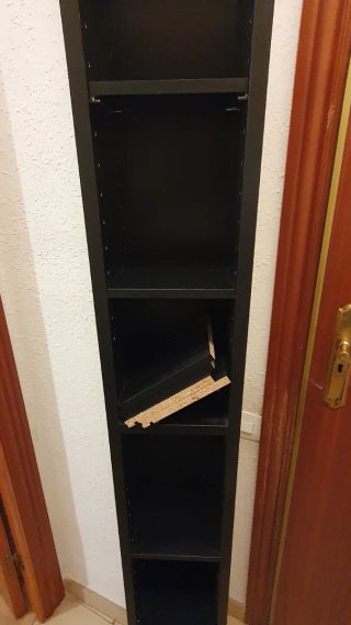 Mueble auxiliar CDs negro