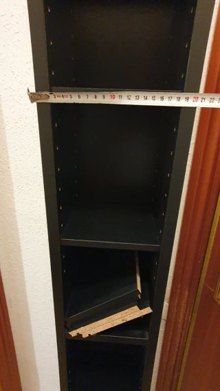 Mueble auxiliar CDs negro