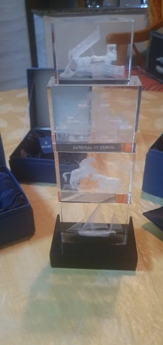 Decoración cristal para regalo