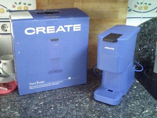 Cafetera Create Thera Studio Azul. Nueva