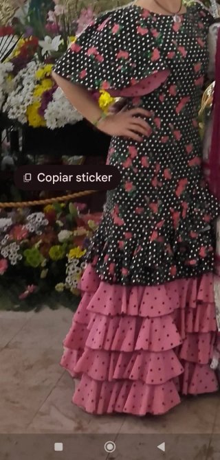 Traje de Gitana Hecho a Mano