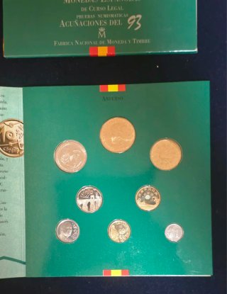 España Set Oficial Monedas 1993 FNMT