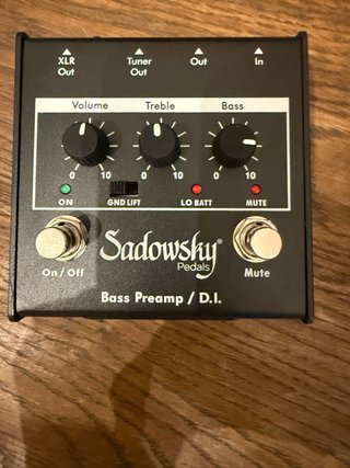 Sadowsky SBP-1 - Preamp / DI Bajo