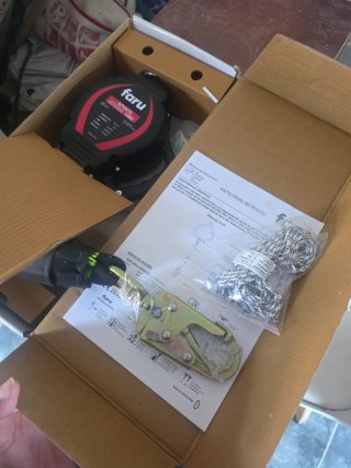 Anticaídas retráctil FARU PVH10 cable 10m