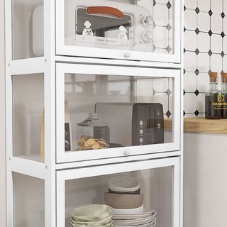 Vitrina de 4 estantes para colección con
