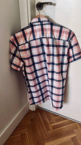 Camisa TiFFOSi cuadros rosa y azul